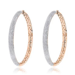 2 Inch Diamond Hoop Earrings 2.2ct 14K Yellow Gold 10 2 Inch Diamond Hoop Earrings 2.2ct 14K Yellow Gold -H'Hen Sale Store 2 inch diamond hoop earrings 238ct 14k gold p 48284 ro