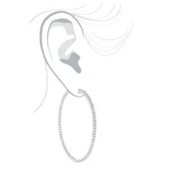 2 Inch Diamond Hoop Earrings 4ct 14K White Gold Inside Out Design 12 2 Inch Diamond Hoop Earrings 4ct 14K White Gold Inside Out Design -H'Hen Sale Store 2 inch diamond hoop earrings 4ct 14k inside out design p 45906 bodwh