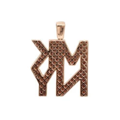 2 Inch Men's Custom Diamond Pendant 14K Yellow Gold 4 Letter Initials 3 Carats 15 2 Inch Men's Custom Diamond Pendant 14K Yellow Gold 4 Letter Initials 3 Carats -H'Hen Sale Store 2 inch mens custom diamond pendant solid 14k gold 4 letter initials 3 carats 100586 back rose