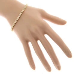 2.20 Carat Diamond Tennis Bracelet 14K Yellow Gold Bezel Set 12 2.20 Carat Diamond Tennis Bracelet 14K Yellow Gold Bezel Set -H'Hen Sale Store 220 carat diamond tennis bracelet 14k bezel set p 22425 bodye