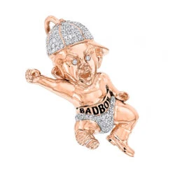 10K Yellow Gold Diamond Bad Boy Pendant 1.3ct By Luxurman -H'Hen Sale Store 3d custom jewelry designs10k gold diamond bad boy pendant 13ct by luxurman ro