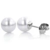 5.5-6mm 14K White Gold White Freshwater Pearl Stud Earrings 1 5.5-6mm 14K White Gold White Freshwater Pearl Stud Earrings -H'Hen Sale Store 55 6mm 14k gold white freshwater pearl stud earrings p 5903 wh