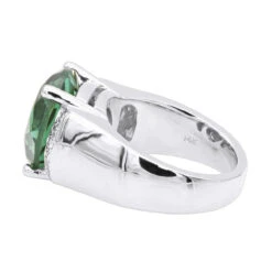 6 Carat Green Emerald Diamond Ring 14K Yellow Gold 0.15ct 13 6 Carat Green Emerald Diamond Ring 14K Yellow Gold 0.15ct -H'Hen Sale Store 6 carat green emerald diamond ring 14k gold 015ct p 29465 backwh