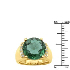 6 Carat Green Emerald Diamond Ring 14K Yellow Gold 0.15ct 17 6 Carat Green Emerald Diamond Ring 14K Yellow Gold 0.15ct -H'Hen Sale Store 6 carat green emerald diamond ring 14k gold 015ct p 29465 rulerye