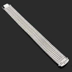 7 Row Diamond Bracelet For Men 1.20ct Sterling Silver 11 7 Row Diamond Bracelet For Men 1.20ct Sterling Silver -H'Hen Sale Store 7 row diamond bracelet for men 134ct sterling silver 2