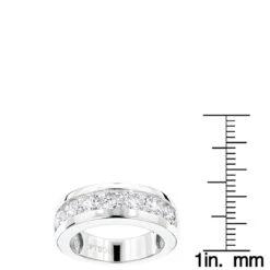 7 Stone Round Diamond Bands: Platinum Diamond Wedding Ring For Men 1.5ct -H'Hen Sale Store 7 stone round diamond bands platinum diamond wedding ring for men 15ct ruler