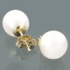 8.5-9mm 14K Yellow Gold White Freshwater Pearl Stud Earrings 1 8.5-9mm 14K Yellow Gold White Freshwater Pearl Stud Earrings -H'Hen Sale Store 85 9mm 14k gold white freshwater pearl stud earrings p 5906