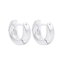 9mm Huggies 14K Yellow Gold Small Diamond Hoop Earrings For Children 0.15ct -H'Hen Sale Store 9mm huggies real 14k gold small diamond hoop earrings for children 015ct 018004 backwh 20211228