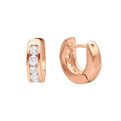 9mm Huggies 14K Yellow Gold Small Diamond Hoop Earrings For Children 0.15ct -H'Hen Sale Store 9mm huggies real 14k gold small diamond hoop earrings for children 015ct 018004 ro 20211228