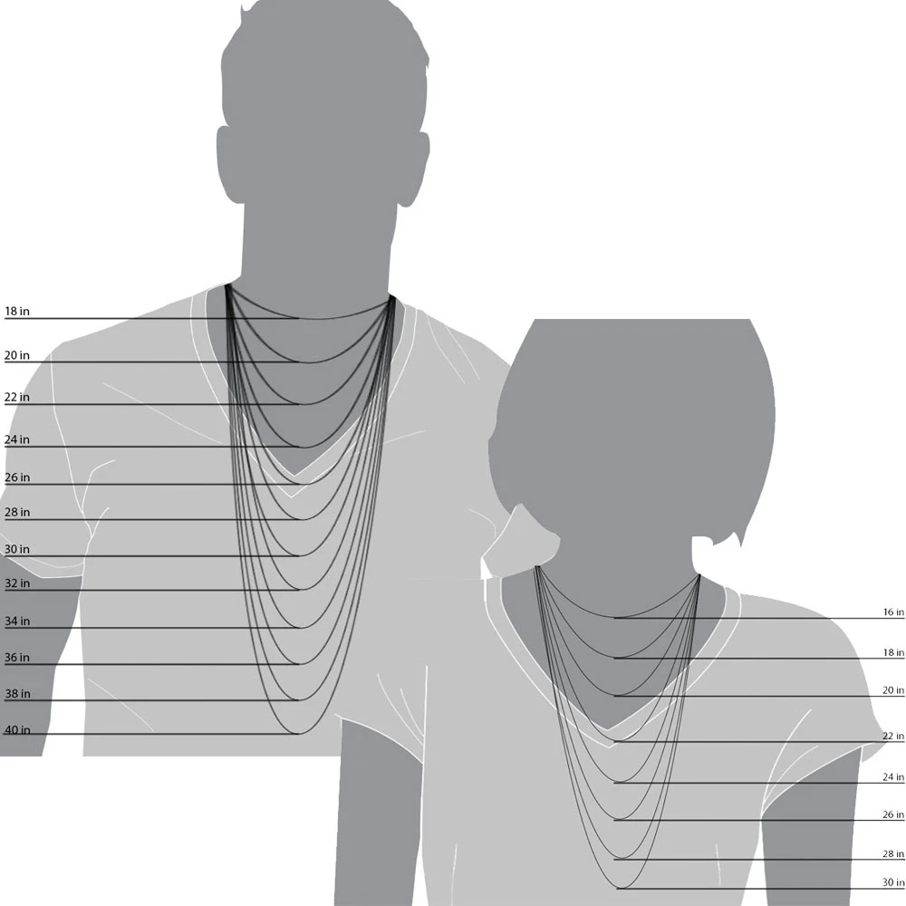 LUXURMAN Solid 14K White Gold Diamond Cut 1.3mm Rope Chain For Men & Women 6 LUXURMAN Solid 14K White Gold Diamond Cut 1.3mm Rope Chain For Men & Women - Image 4