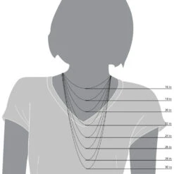 Solid 14K Rose Gold Box Chain For Women 0.6mm Wide By LUXURMAN 23 Solid 14K Rose Gold Box Chain For Women 0.6mm Wide By LUXURMAN -H'Hen Sale Store Womens Chains Length Comparison Illustration 49