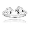 Adjustable 14K White Gold Diamond Toe Ring Flower 0.07ct -H'Hen Sale Store adjustable 14k gold diamond toe ring flower 007ct p 5973 wh