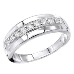 Affordable 10K Yellow Gold 0.5 Carat Round Diamond Wedding Ring For Men And Women 9 Affordable 10K Yellow Gold 0.5 Carat Round Diamond Wedding Ring For Men And Women -H'Hen Sale Store affordable 10k gold 05 carat round diamond wedding ring for men and women 000850 wh