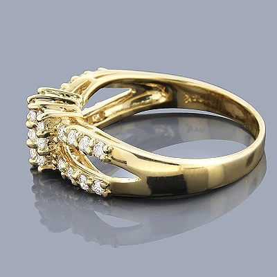 Affordable Diamond Engagement Ring 0.83ct 14K Yellow Gold 4 Affordable Diamond Engagement Ring 0.83ct 14K Yellow Gold - Image 2