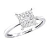 Affordable Diamond Engagement Ring 10K White Gold 1 Carat Look 1 Affordable Diamond Engagement Ring 10K White Gold 1 Carat Look -H'Hen Sale Store affordable diamond engagement ring 10k 1 carat look p 44942 wh