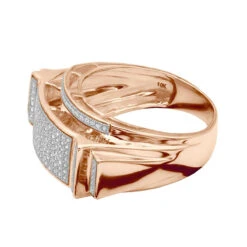 Affordable Men's 10K White Gold Diamond Ring 0.52ct -H'Hen Sale Store affordable mens rings 10k gold diamond ring 052ct p 7112 backro