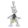 Bart Simpson Diamond Pendant 0.75ct Sterling Silver -H'Hen Sale Store bart simpson diamond pendant 075ct sterling silver p 47930 wh