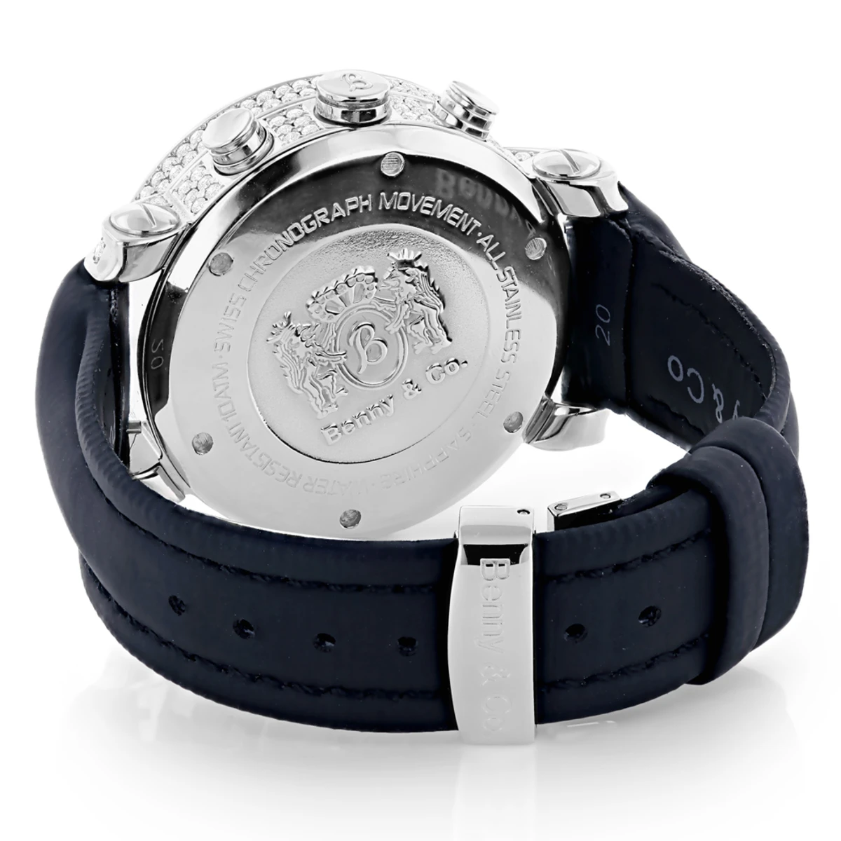 Swiss Made Benny And Co Men's Floating VS Diamond Watch 8 Carats 4 Swiss Made Benny And Co Men's Floating VS Diamond Watch 8 Carats - Image 2