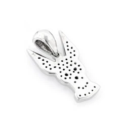 Black And White Diamond Dog Pendant 0.51ct 14K White Gold 10 Black And White Diamond Dog Pendant 0.51ct 14K White Gold -H'Hen Sale Store black and white diamond dog pendant 051ct 14k gold p 48385 backwh