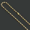 Black And Yellow Diamond Chain Necklace 20.87ct 10K Yellow Gold
