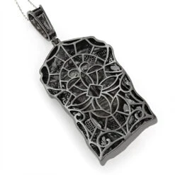 Black Diamond Jesus Face Pendant 0.85ct Sterling Silver 6 Black Diamond Jesus Face Pendant 0.85ct Sterling Silver -H'Hen Sale Store black diamond jesus face pendant 175ct sterling silver p 49378back