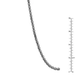 Black Diamond 10K Black Gold Eternity Diamond Chain Necklace 20in-40in -H'Hen Sale Store black diamond jewelry 10k eternity diamond necklace 9ct p 42071 ruler