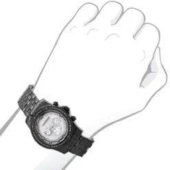 Black Diamond Watch For Men By LUXURMAN 2.25ct -H'Hen Sale Store black diamond watches for men by luxurman 225ct p 44423 1