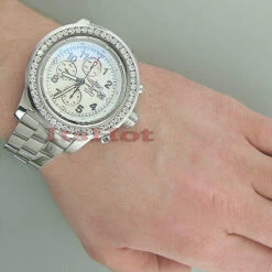 Breitling Super Avenger Diamond Watch 6ct -H'Hen Sale Store breitling super avenger diamond watch 6ct p 9784bod