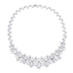 18K White Gold Ladies Diamond Necklace 22.6ct 7 18K White Gold Ladies Diamond Necklace 22.6ct -H'Hen Sale Store celebrity jewelry 18k gold ladies diamond necklace 226ct 3