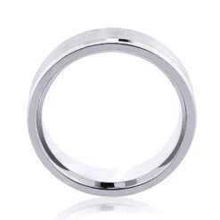 Cosmopolitan Wedding Band For Men Solid 14K White Gold -H'Hen Sale Store cosmopolitan wedding band for men 14k solid gold 4