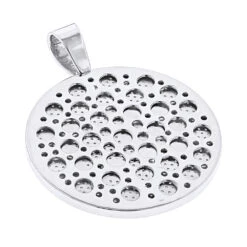 Custom 10K Yellow Gold Diamond Initial Pendant For Men 6.5ct Large Round Medallion 15 Custom 10K Yellow Gold Diamond Initial Pendant For Men 6.5ct Large Round Medallion -H'Hen Sale Store custom 10k yellow gold diamond dj pendant for men with initials 65ct back white