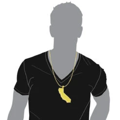 California State White Yellow Diamond Pendant 18.2ct 14K Yellow Gold 12 California State White Yellow Diamond Pendant 18.2ct 14K Yellow Gold -H'Hen Sale Store custom california state white yellow diamond pendant 182ct 14k gold bodye