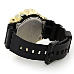 Casio G-Shock Diamond Watch 5.25ct Yellow DW-6900 -H'Hen Sale Store custom g shock diamond watch 525ct yellow dw 6900 p 38748back