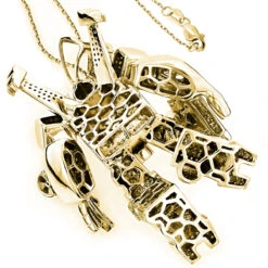 3-D Transformer Diamond Pendant 1.25ct Gold Plated 6 3-D Transformer Diamond Pendant 1.25ct Gold Plated -H'Hen Sale Store custom jewelry 3 d transformer diamond pendant 175ct gold plated p 47931back