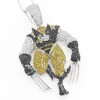 Wolverine Diamond Pendant 7.45ct 10K White Gold -H'Hen Sale Store custom jewelry wolverine diamond pendant 745ct 10k p 35871 wh