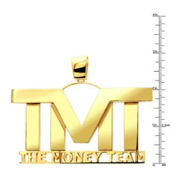 Large 10K Yellow Gold Name Plate Pendant For Men -H'Hen Sale Store custom made jewelry large solid 10k gold name plate pendant for men 001240 rulerye