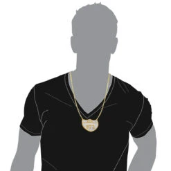 Sterling Silver White Yellow Diamond Pendant For Men 8 Sterling Silver White Yellow Diamond Pendant For Men -H'Hen Sale Store custom made jewelry sterling silver white yellow diamond pendant for men bod