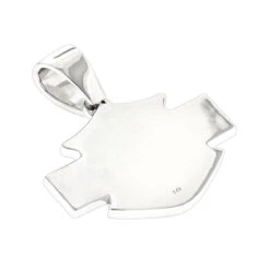 Name Black Diamond Pendant For Men 14K White Gold 0.55ct 11 Name Black Diamond Pendant For Men 14K White Gold 0.55ct -H'Hen Sale Store custom made name black diamond pendant for men 14k gold 055ct backwh