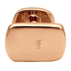 Custom 14K White Gold Shirt Studs With Real Diamonds 17 Custom 14K White Gold Shirt Studs With Real Diamonds -H'Hen Sale Store custom solid 14k gold shirt studs with real diamonds 018289 backro