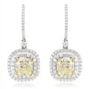 Dangling Designer Diamond Drop Earrings 6.5ct 18K White Gold Yellow Diamonds 2 Dangling Designer Diamond Drop Earrings 6.5ct 18K White Gold Yellow Diamonds -H'Hen Sale Store dangling designer diamond drop earrings 422ct 18k gold yellow diamonds mainwh