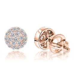 Designer 14K White Gold Cluster Diamond Stud Earrings 0.43ct 10 Designer 14K White Gold Cluster Diamond Stud Earrings 0.43ct -H'Hen Sale Store designer 14k cluster diamond stud earrings 056ct p 6746 ro