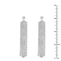 Designer 14K Yellow Gold Waterfall Diamond Drop Earrings For Women 6ct By Luxurman 11 Designer 14K Yellow Gold Waterfall Diamond Drop Earrings For Women 6ct By Luxurman -H'Hen Sale Store designer 14k gold waterfall diamond drop earrings for women 5ct by luxurman rulerwh