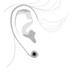 Designer 14K White Gold White Black Diamond Earrings 2.04ct -H'Hen Sale Store designer 14k white black diamond earrings 204ct p 6721 bodwh