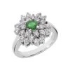 Designer Diamond And Emerald Ring 14K White Gold 0.72ctd 0.50cte 1 Designer Diamond And Emerald Ring 14K White Gold 0.72ctd 0.50cte -H'Hen Sale Store designer diamond and emerald ring 14k 072ctd 050cte p 29537 white