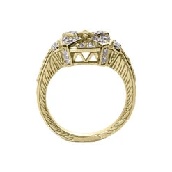 Designer Diamond And Ruby Ring 14K White Gold 0.48ctd 0.15ctr -H'Hen Sale Store designer diamond and ruby ring 14k 048ctd 015ctr p 29660 back yellow