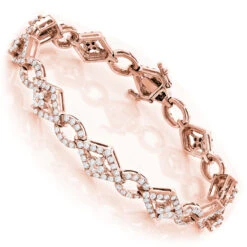 Designer Diamond Bracelet For Women 14K White Gold 4.94ct 9 Designer Diamond Bracelet For Women 14K White Gold 4.94ct -H'Hen Sale Store designer diamond bracelet 14k 494ct p 41384 ro