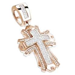 Designer Diamond Cross Pendant 2 Ct 14K White Gold 10 Designer Diamond Cross Pendant 2 Ct 14K White Gold -H'Hen Sale Store designer diamond cross pendant 214ct 14k gold p 47595 ro