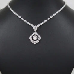 Designer Diamond Luccello Necklace 11.14ct 18K White Gold 7 Designer Diamond Luccello Necklace 11.14ct 18K White Gold -H'Hen Sale Store designer diamond necklaces luccello jewelry piece 1114ct 18k 3