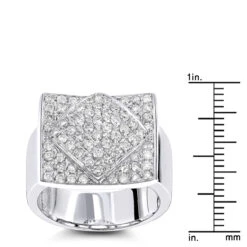 Designer Diamond Ring 1.34ct 14K White Gold -H'Hen Sale Store designer diamond ring 134ct 14k p 44742 rulerwh