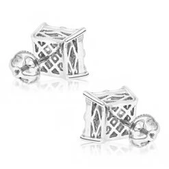 Designer Diamond Stud Earrings For Less 1.75ct 14K White Gold -H'Hen Sale Store designer diamond stud earrings for less 190ct 14k gold backwh